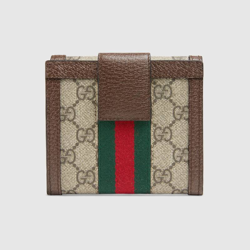 Gucci Ophidia GG French Flap Wallet 523173